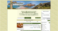 Desktop Screenshot of bedandbreakfastindevon.info